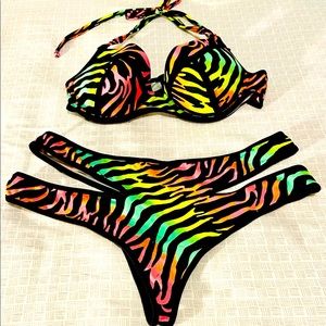 Glow in the dark sexy dance wear( Worn once)